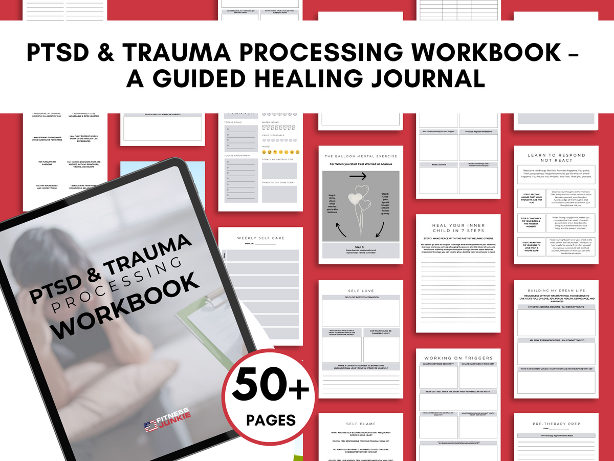 PTSD & Trauma Processing Workbook – A Guided Healing Journal